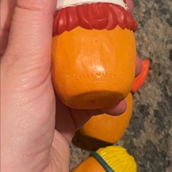 1988 McDonald's McNugget Figures - Scuba, Fireman, Tennis, and Rocker - Picture 5 of 5